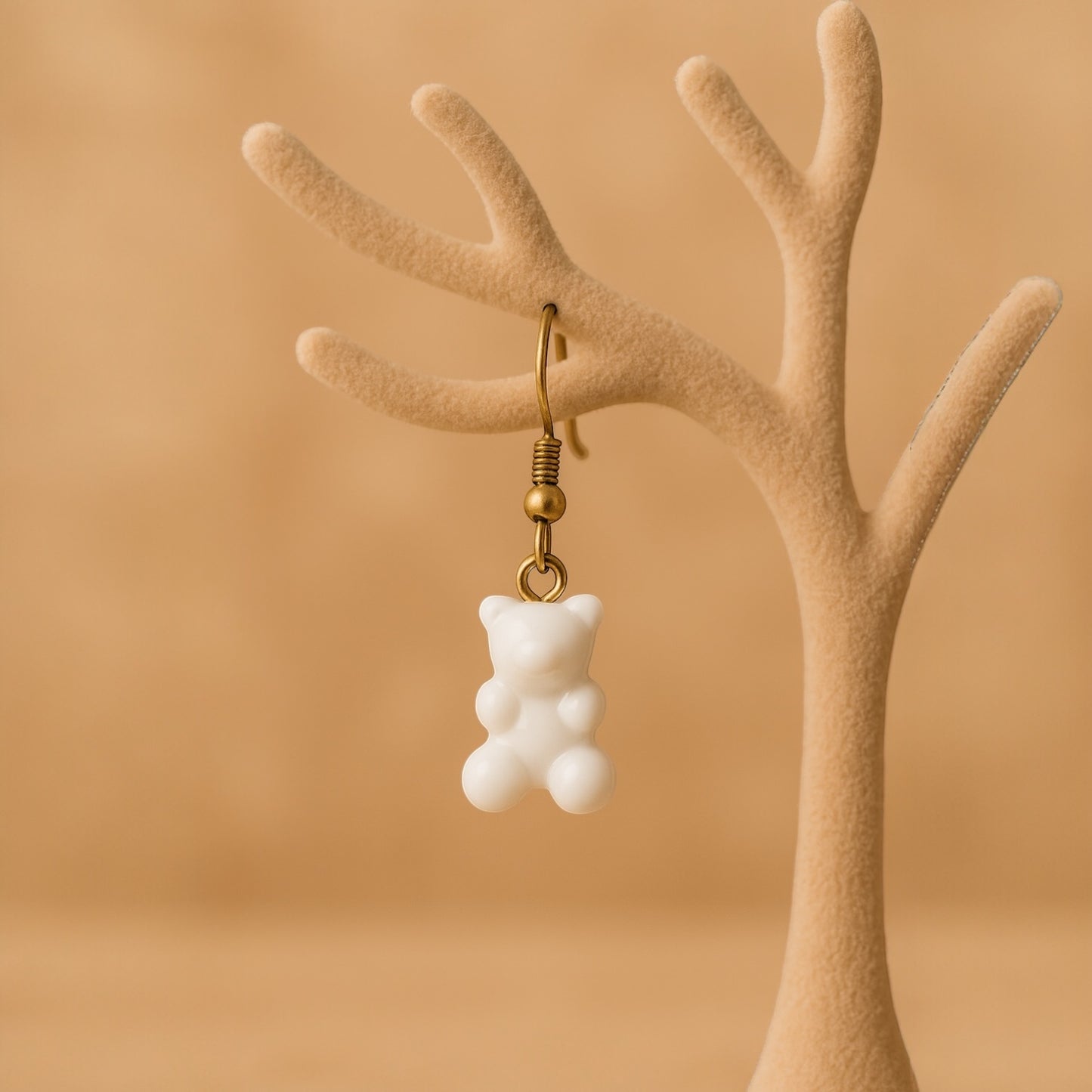 Gummy Bear Jelibon Ayıcık Küpe - Reçine El Yapımı