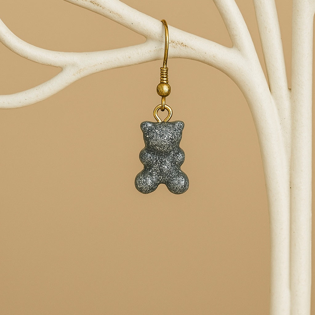 Gummy Bear Jelibon Ayıcık Küpe - Reçine El Yapımı